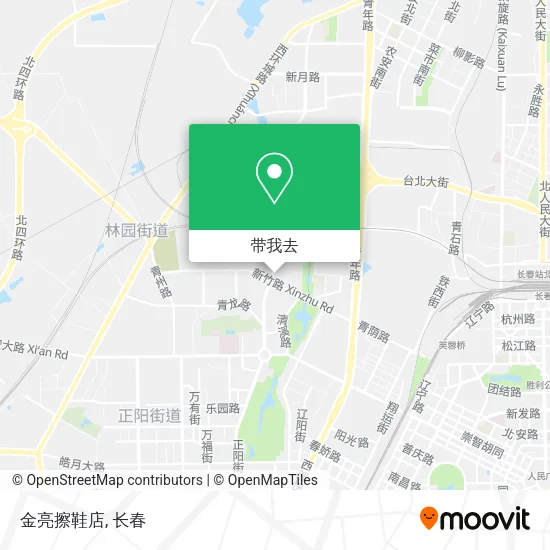 金亮擦鞋店地图