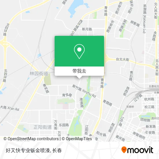 好又快专业钣金喷漆地图