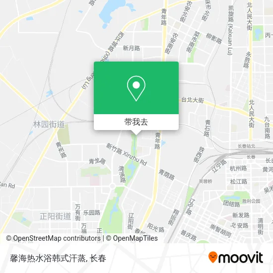 馨海热水浴韩式汗蒸地图
