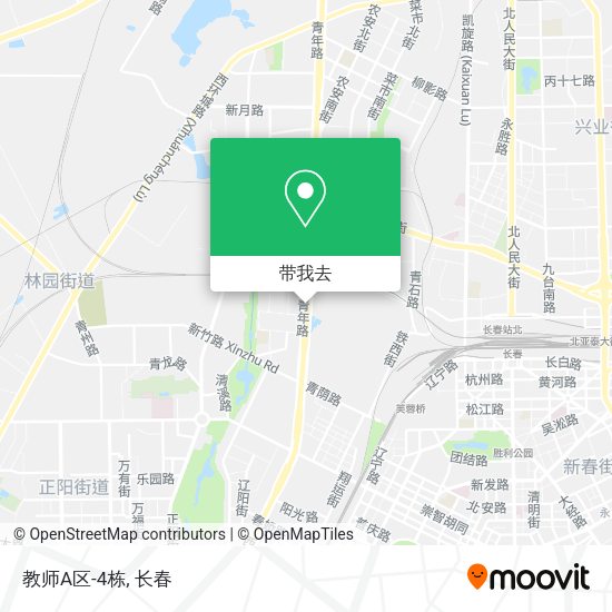 教师A区-4栋地图
