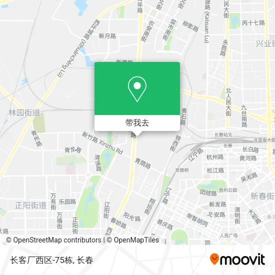 长客厂西区-75栋地图