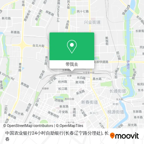 中国农业银行24小时自助银行(长春辽宁路分理处)地图