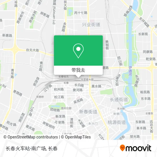 长春火车站-南广场地图