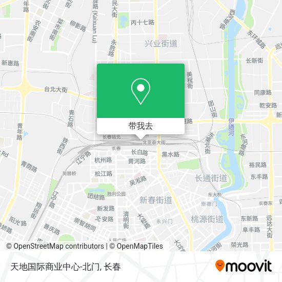 天地国际商业中心-北门地图