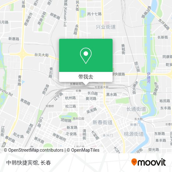 中韩快捷宾馆地图