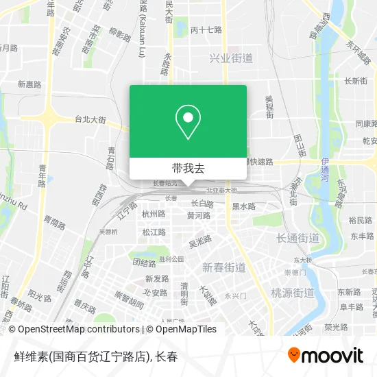 鲜维素(国商百货辽宁路店)地图