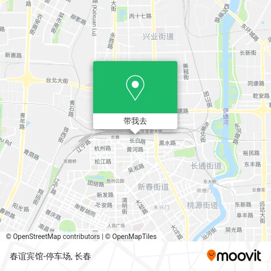 春谊宾馆-停车场地图