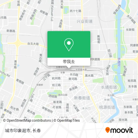 城市印象超市地图
