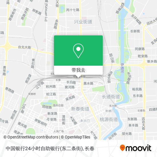 中国银行24小时自助银行(东二条街)地图