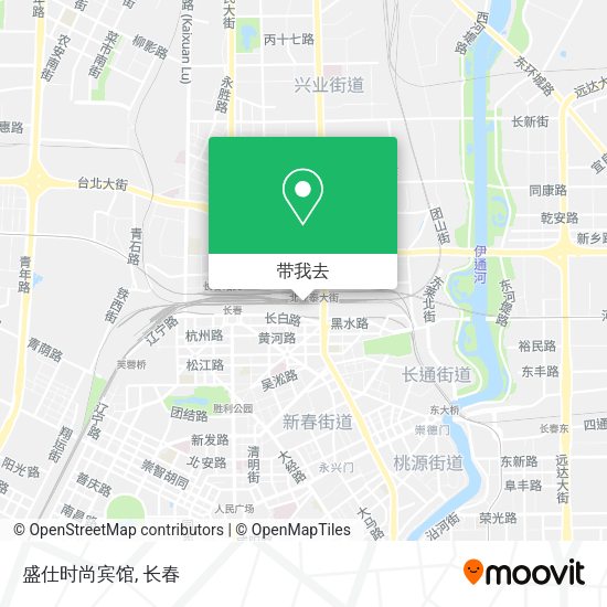 盛仕时尚宾馆地图