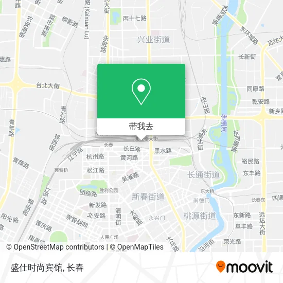 盛仕时尚宾馆地图