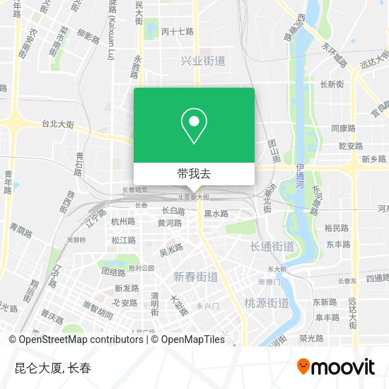 昆仑大厦地图