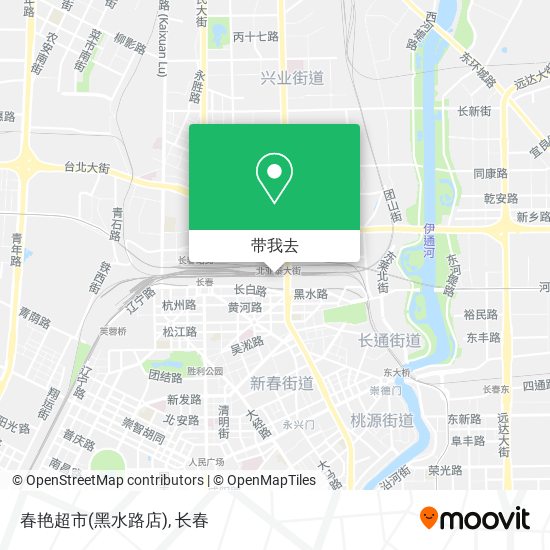 春艳超市(黑水路店)地图