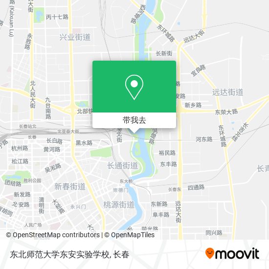东北师范大学东安实验学校地图