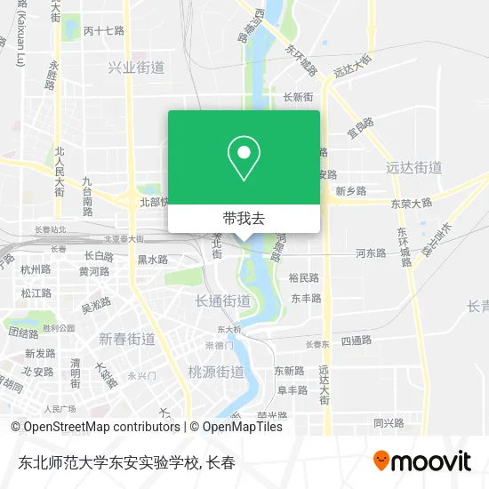 东北师范大学东安实验学校地图