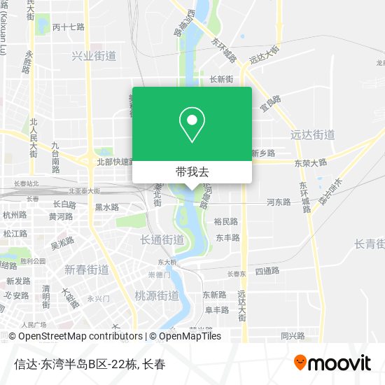 信达·东湾半岛B区-22栋地图