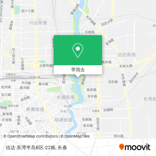 信达·东湾半岛B区-22栋地图