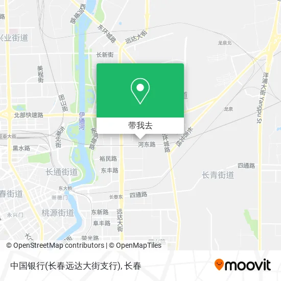 中国银行(长春远达大街支行)地图