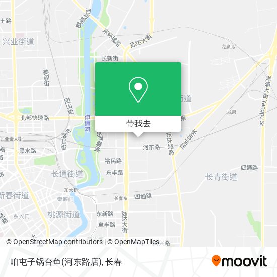咱屯子锅台鱼(河东路店)地图