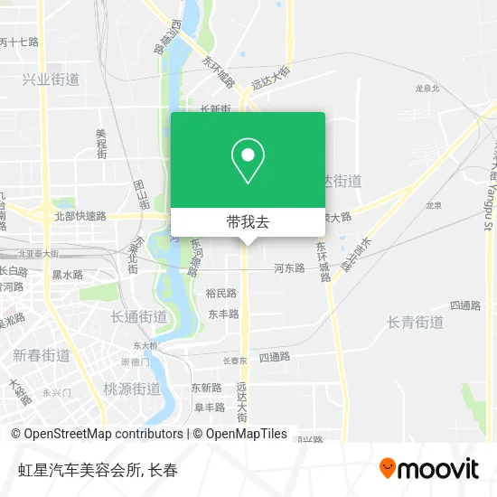 虹星汽车美容会所地图