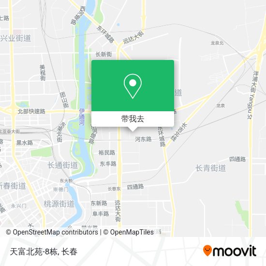 天富北苑-8栋地图