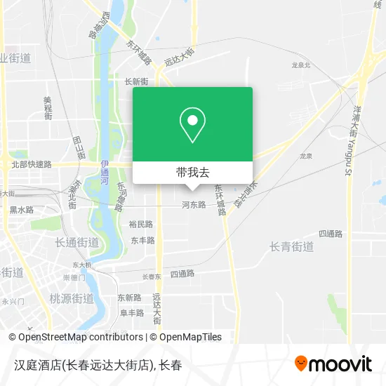 汉庭酒店(长春远达大街店)地图