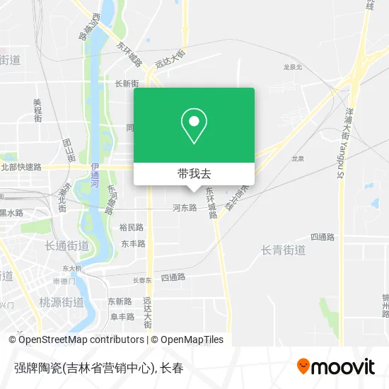 强牌陶瓷(吉林省营销中心)地图