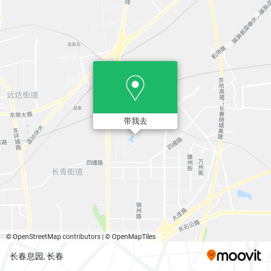 长春息园地图