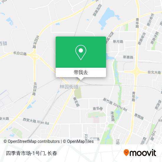 四季青市场-1号门地图