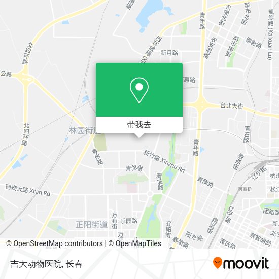 吉大动物医院地图