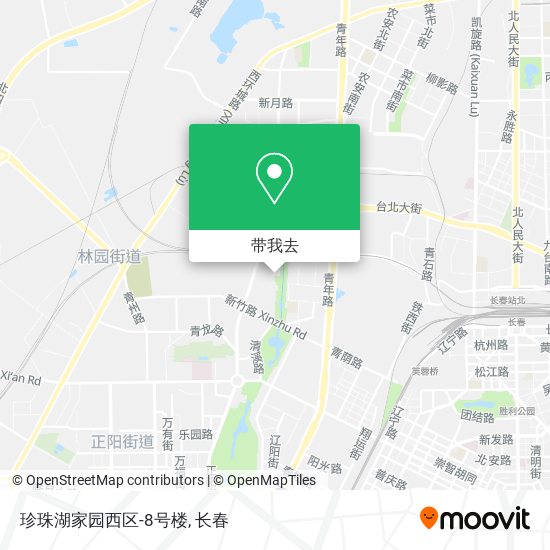 珍珠湖家园西区-8号楼地图