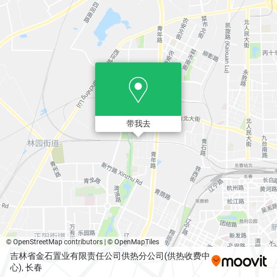 吉林省金石置业有限责任公司供热分公司(供热收费中心)地图