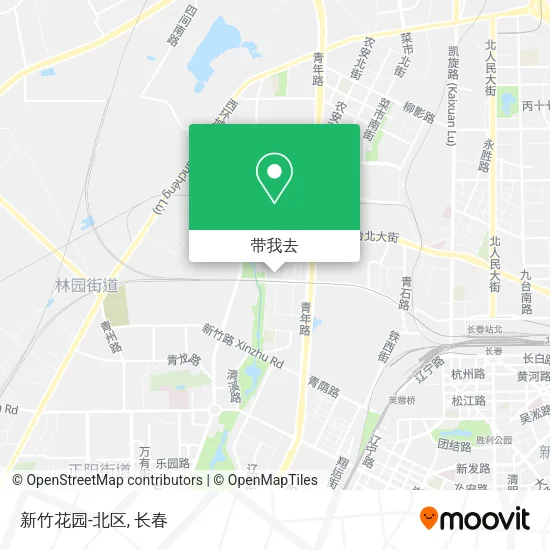 新竹花园-北区地图