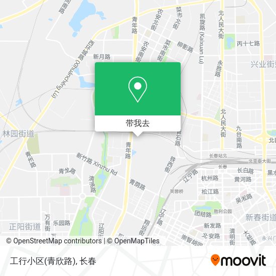 工行小区(青欣路)地图