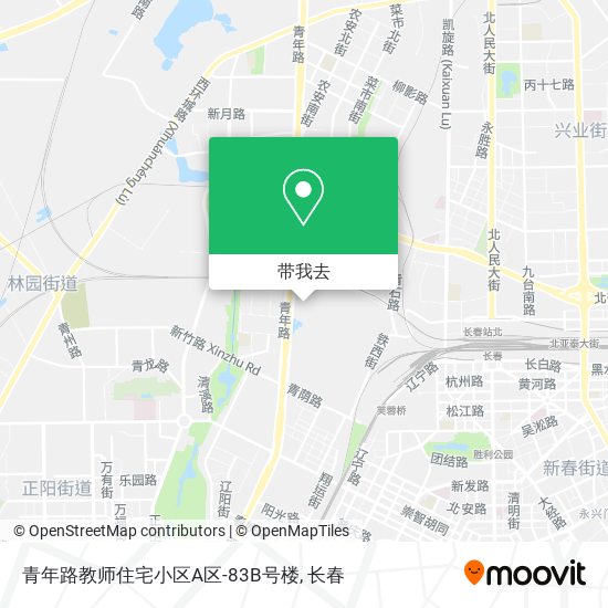 青年路教师住宅小区A区-83B号楼地图