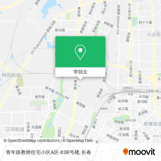 青年路教师住宅小区A区-83B号楼地图