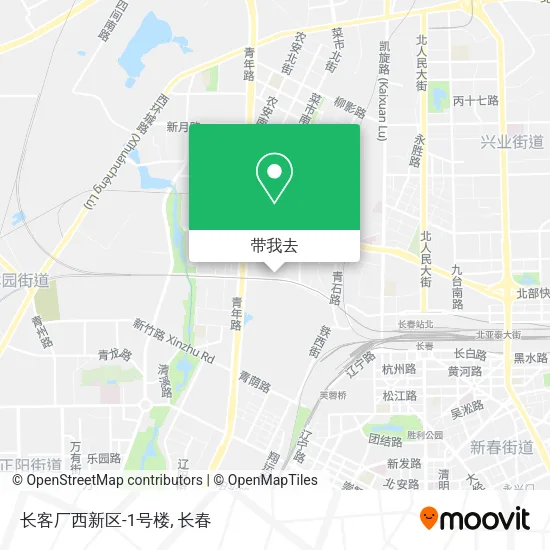 长客厂西新区-1号楼地图