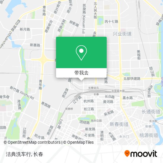 洁典洗车行地图