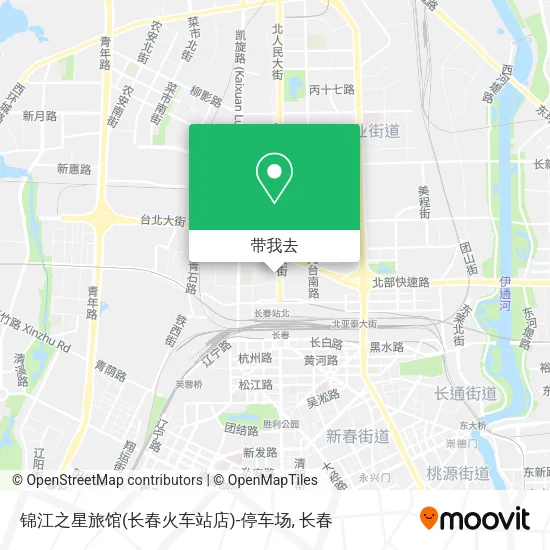 锦江之星旅馆(长春火车站店)-停车场地图