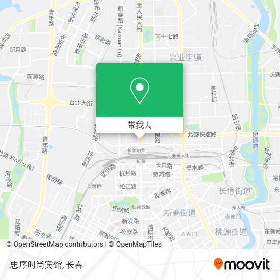 忠序时尚宾馆地图