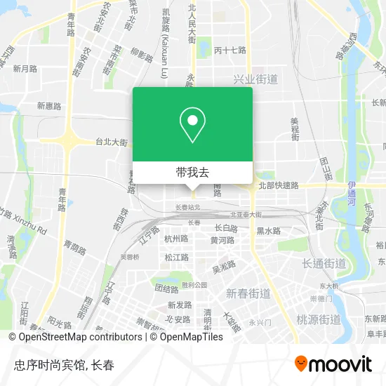 忠序时尚宾馆地图