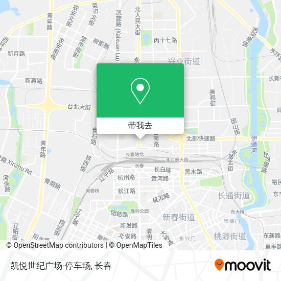 凯悦世纪广场-停车场地图