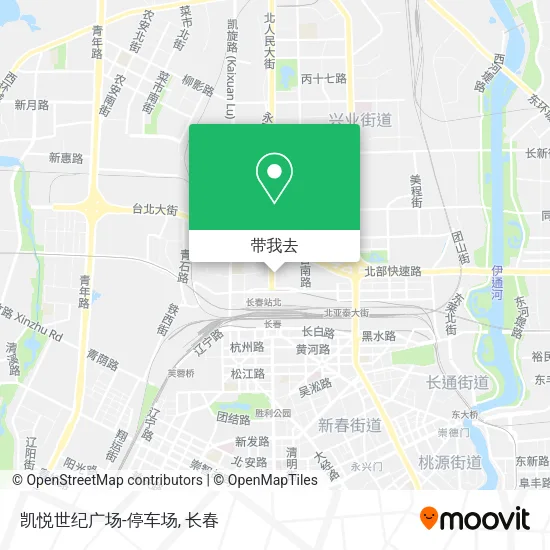 凯悦世纪广场-停车场地图