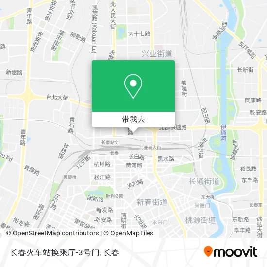 长春火车站换乘厅-3号门地图