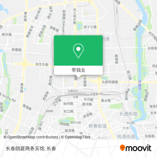 长春朗庭商务宾馆地图