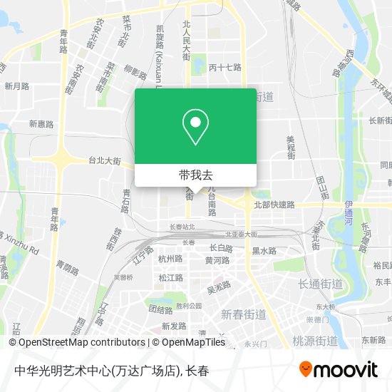 中华光明艺术中心(万达广场店)地图