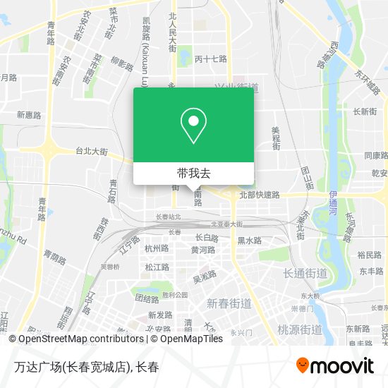 万达广场(长春宽城店)地图