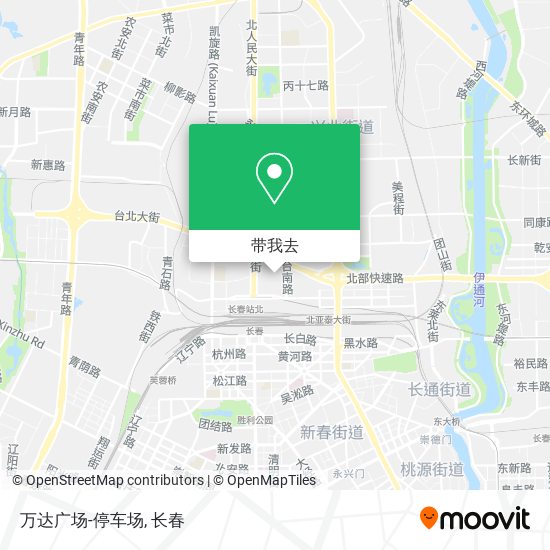 万达广场-停车场地图