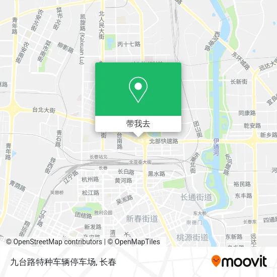 九台路特种车辆停车场地图