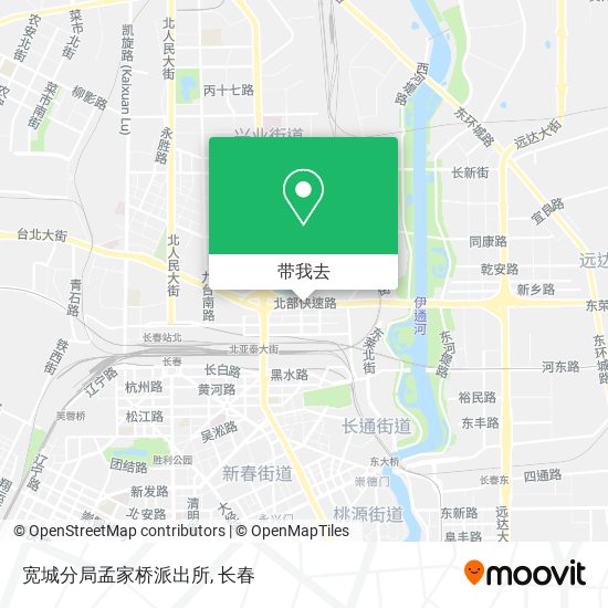宽城分局孟家桥派出所地图